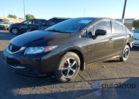 2015 Honda Civic Se из США, поврежденный, VIN 2HGFB2F75FH537716